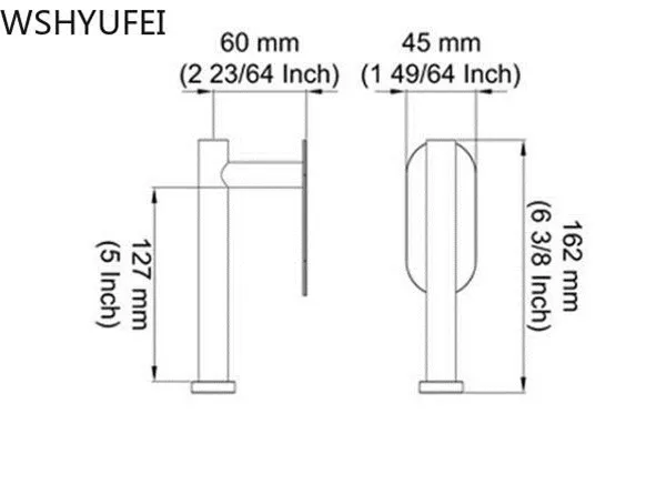 Новые фурнитура Аксессуары 304 нержавеющая сталь бумажная вешалка для полотенец