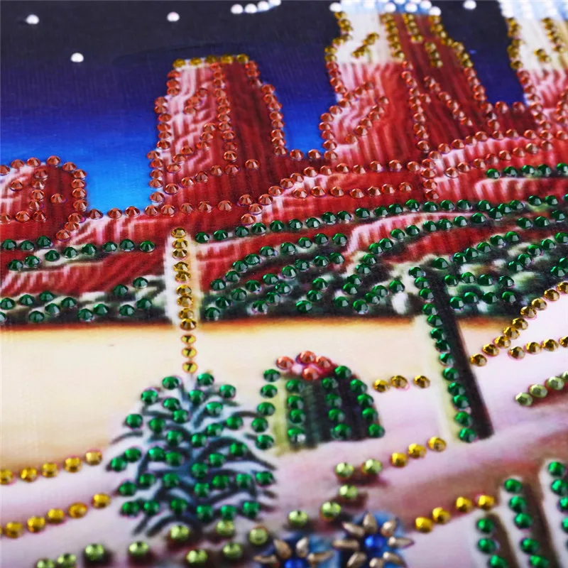 Алмазная 5D Вышивка сделай сам пейзаж ручной работы алмазная живопись деревня