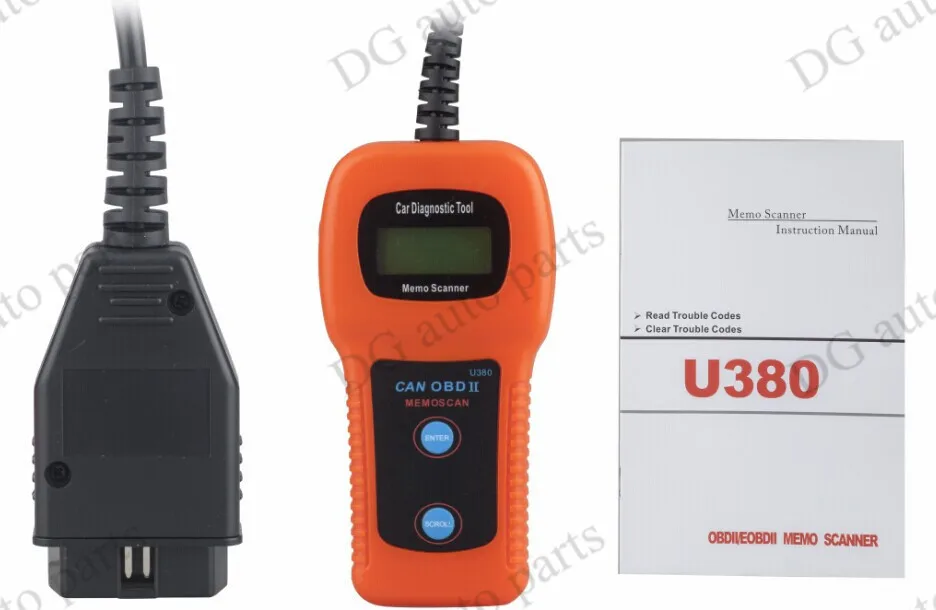 U380 Авто сканер OBD2 чтения кодов неисправностей ясно детектор Автомобильный
