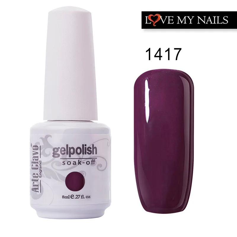 Arte Clavo 85 цветов Гель-лак для ногтей розовое золото Nagellack Профессиональный лак vernis Полупостоянный розовый гель для ногтей