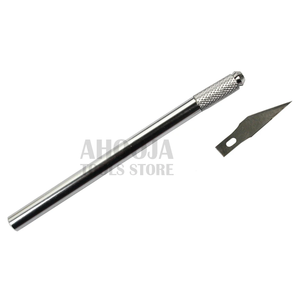 Нож для резьбы Pro'sKit не скользящий металлический нож по дереву режущий