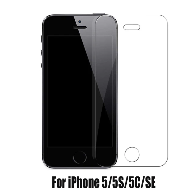 For iPhone 5 5s se 2.5D Закаленное стекло для iphone X XR XS Max Защита экрана для iphone 4 4S 5S 5C 5 SE 6 6s 7 8 Plus закаленное защитное стекло - Цвет: For iPhone 5 5s se