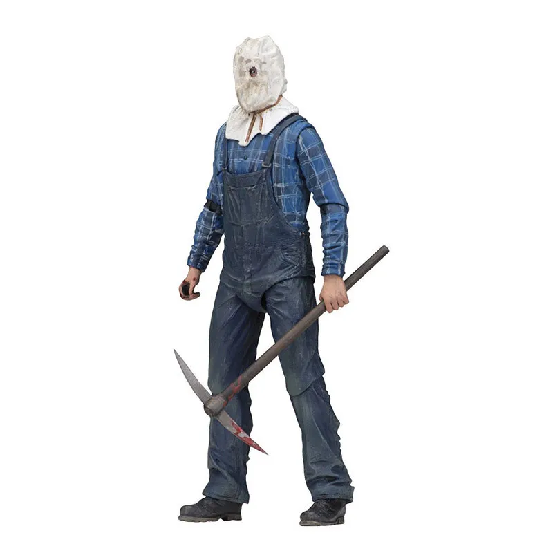 NECA Friday the 13Th Part II Jason Voorhees разоблаченная сцена Делюкс издание ПВХ фигурка