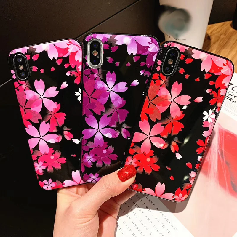 Японская Сакура чехол с цветами для huawei Honor 8X/10/10 Lite/10i/8C/8A твердая задняя крышка mate