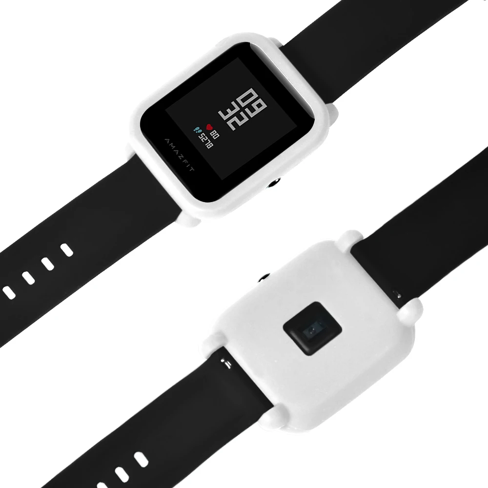 AKBNSTED TPU Защитный Мягкий силиконовый чехол для Huami Amazfit Bip Youth Watch Sport SmartWatch