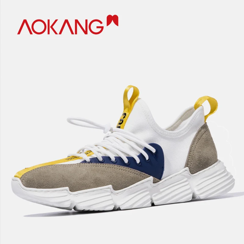 AOKANG/2019 Новое поступление мужская повседневная обувь светильник мужские туфли из