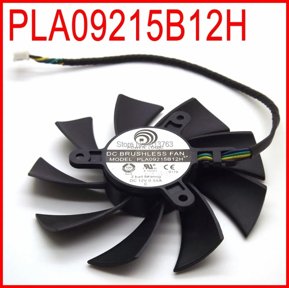Бесщеточный вентилятор постоянного тока PLA09215B12H 12 В 0 55a 87 мм для MSI N560 570 580GTX HD6870