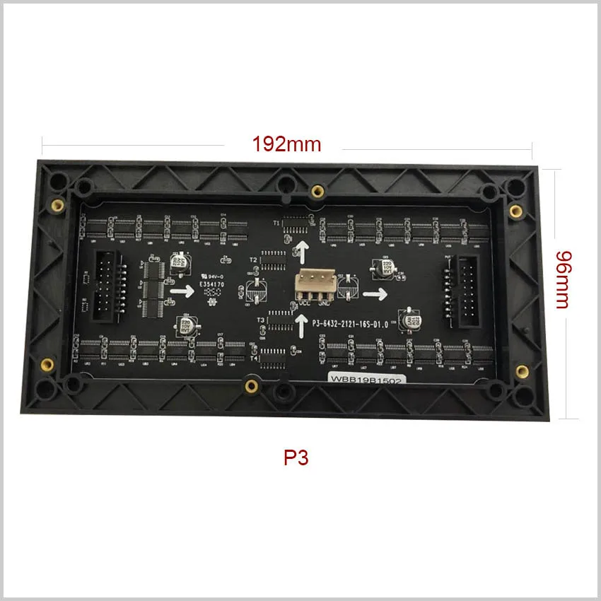 SZLIGHTALL RGB полный Цвет светодиодный Экран дисплея внутренний модуль, 192*96 мм 64*32 точек 1/16S SMD P3 светодиодный панель, светодиодный видео билборд