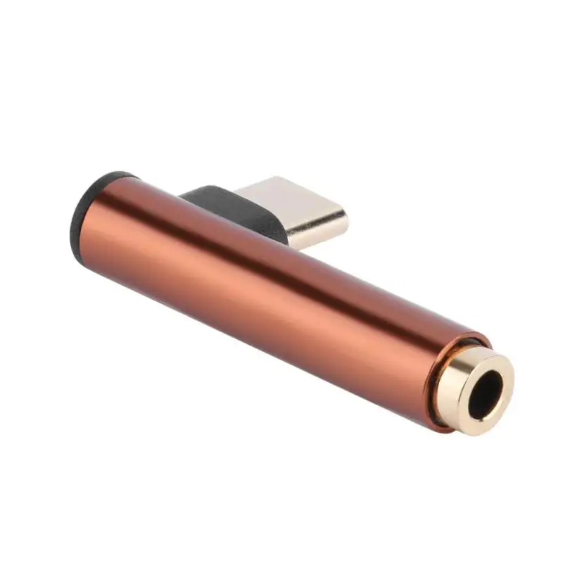 90 градусов аудио конвертер USB C type до 3 5 мм Дополнительный разъем для наушников