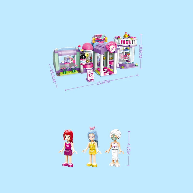 ENLIGHTEN City девушки красивый стиль центр строительные блоки наборы кирпичи модель