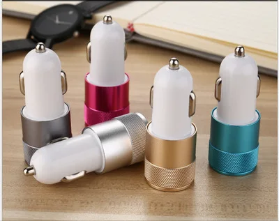 Dual USB Автомобильное Зарядное устройство для iPhone X 8 7 Plus Универсальный мобильный