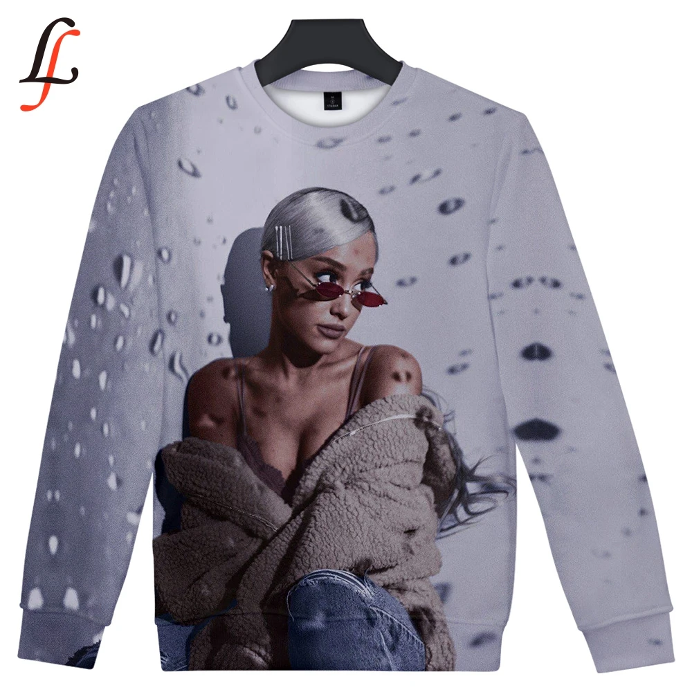 Ariana Grande, 3D принт, женская и мужская одежда,,, повседневные, Harajuku, крутые толстовки, кофты, топы размера плюс 4XL