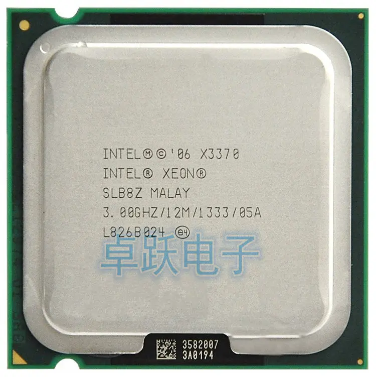 Intel Xeon X3370 x3370 SLB8Z 3 0 ГГц/12 МБ/1333 МГц Разъем LGA775 100% рабочий|intel xeon|socket lga775xeon |