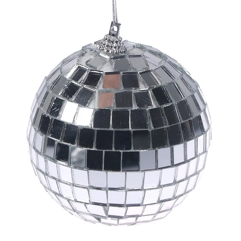 

Hot 5 6 8 cm Mirror Glass Disco Ball DJ Dance Home Party Bands Club Stage Lighting Wedding Christmas Party Event Hanging Decors
