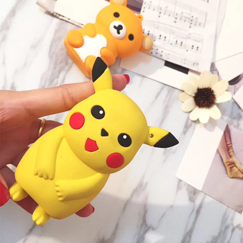 QianYI Pikachus Покемонов 6000 mAhPower Банк Мультфильм Портативный Внешний Зарядное