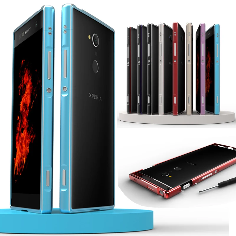 Алюминиевый Чехол бампер для Sony Xperia XZ3 XZ2 Compact XC XZ XZ1 металлическая рамка чехол