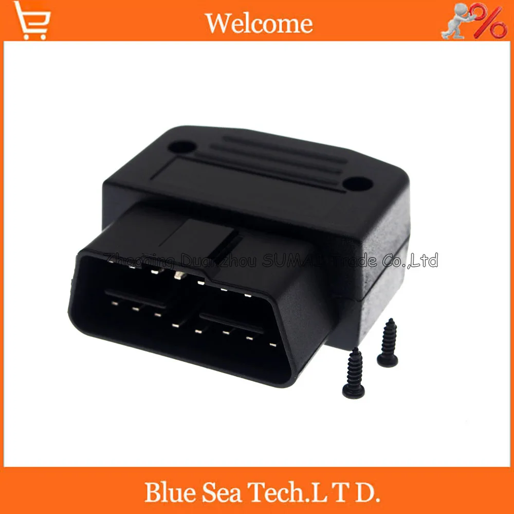 16 контактный Штекерный разъем OBD2 24 В (включая винт и корпус т. д.) для