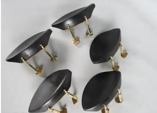 

5 шт. подбородок для скрипки с кронштейном из 4/4 эбенового дерева