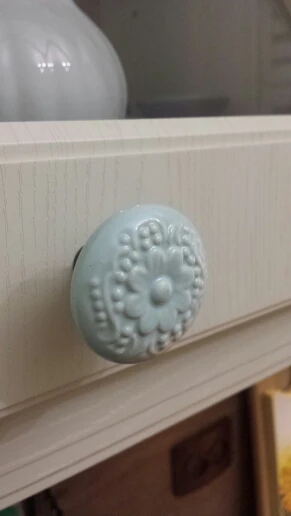 6 шт с рельефным тиснением Стиль керамическими рукоятками сливы Дизайн кухонный