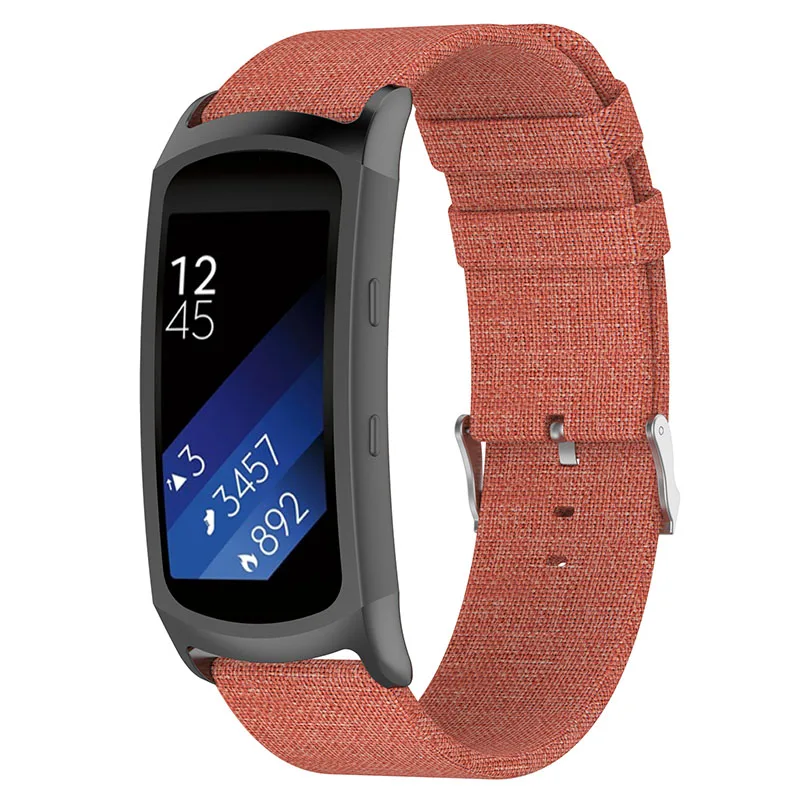 Сменный ремешок для наручных часов из парусины Samsung Gear Fit 2 Pro R360 R350 R365 XR649 |