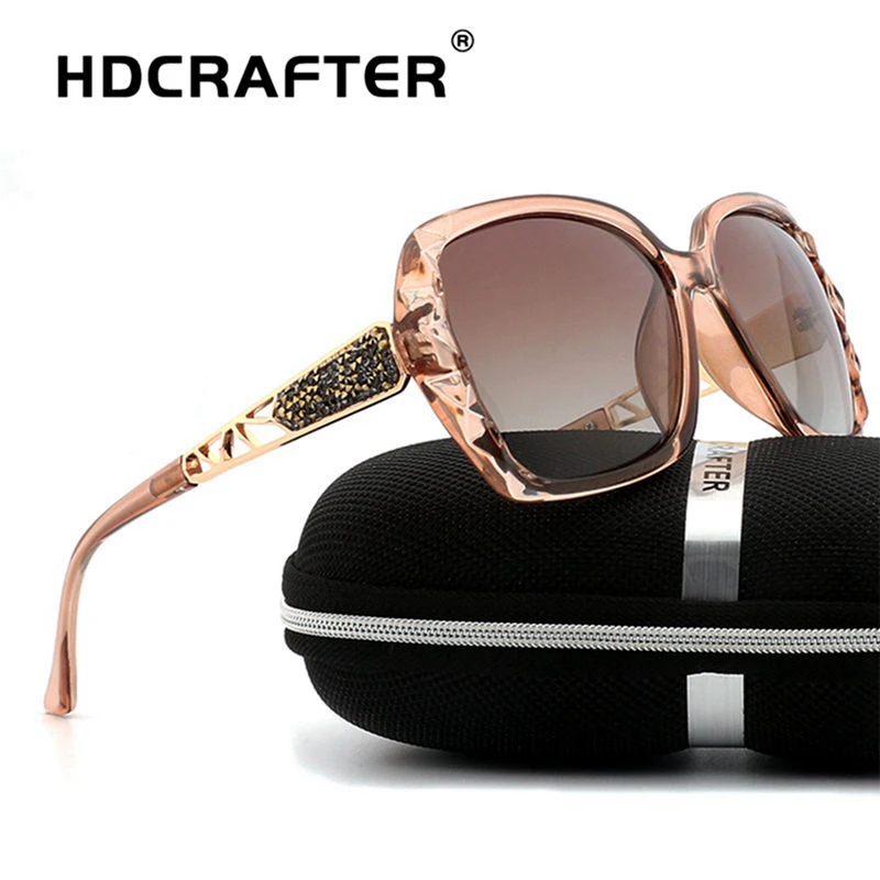 HDCRAFTER Роскошные брендовые дизайнерские поляризованные солнцезащитные очки со