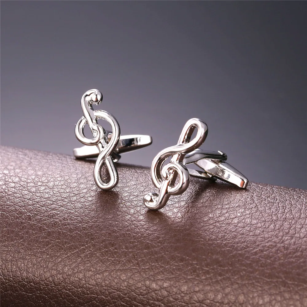 Запонки для музыкальных нот мужчин запонки с музыкальными нотами дизайнерские
