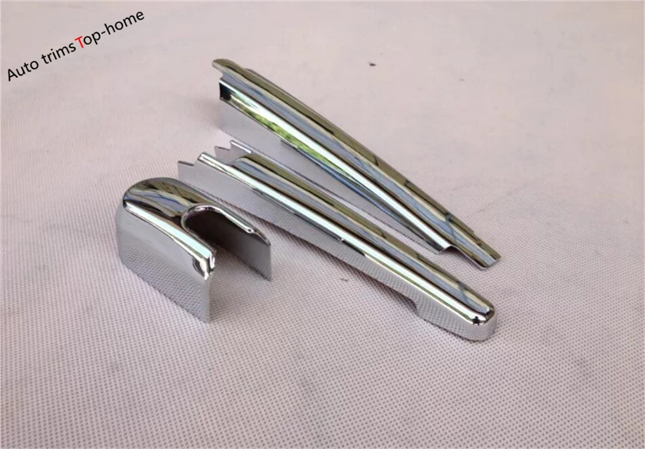 

Yimaautotrims Rear Windshield Window Wiper Decoration Cover Trim Fit For Hyundai Creta IX25 2015 2016 2017 ABS Chromium Styling