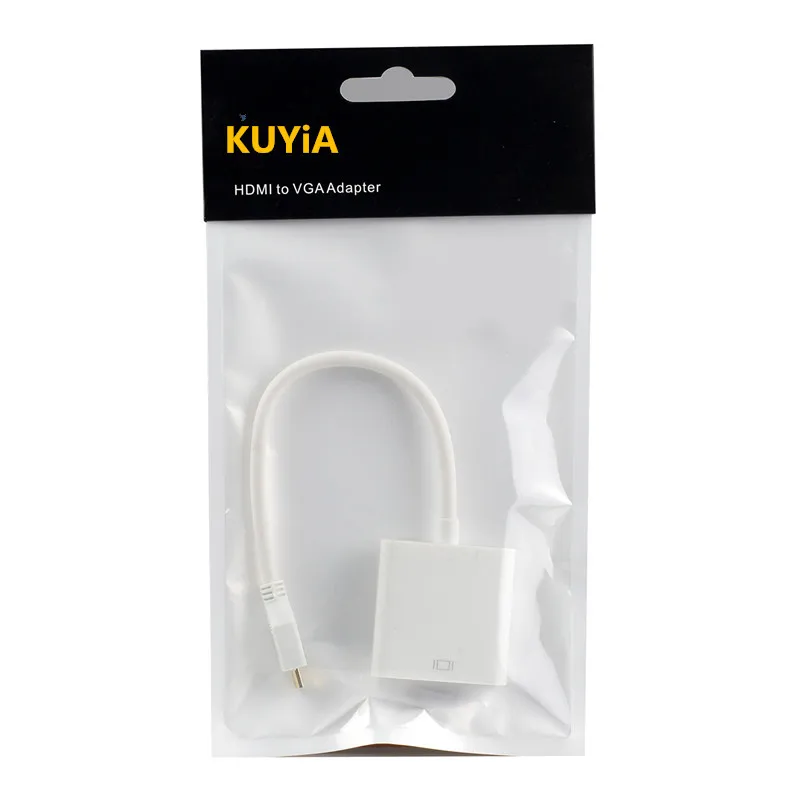 Мини HDMI папа в VGA с аудио кабель конвертер адаптер 1080P и портативный цифровой-мини