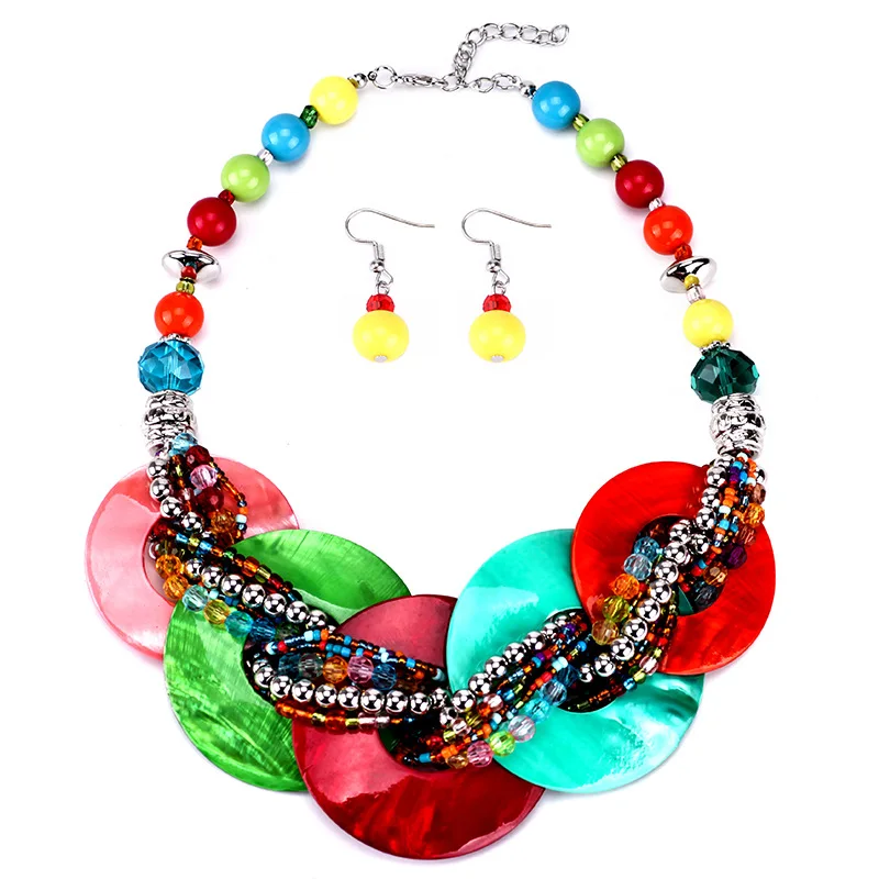 Женское винтажное ожерелье чокер Find Me яркое массивное макси в стиле бохо