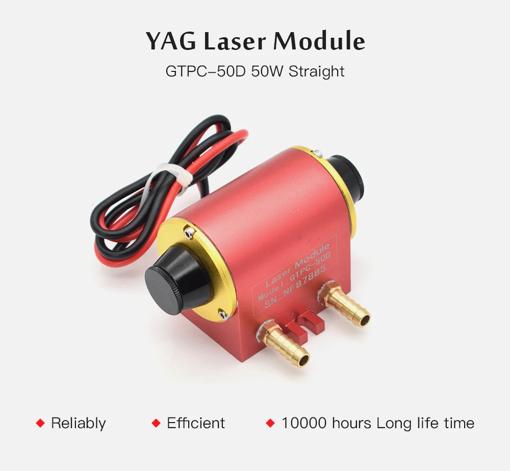 WaveTopSign GTPC 50D 50 Вт прямой jjing YAG лазерный модуль GTPC-50D лазерный диодный насос для лазерного станка YAG