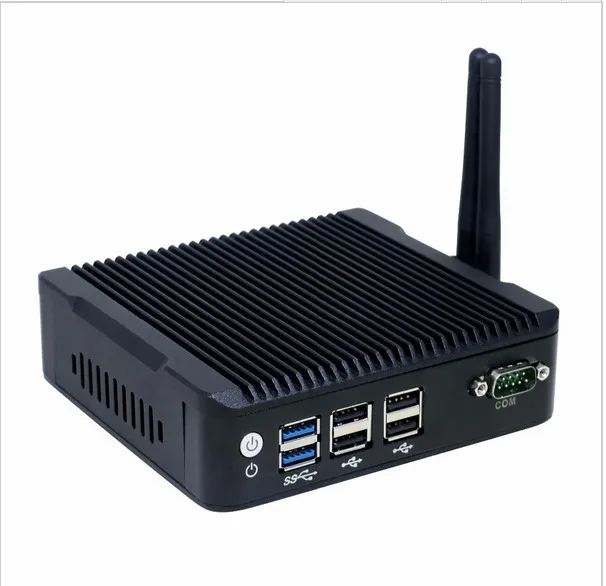 Topton Мини ПК Windows 10 Intel V7 N3160 Безвентиляторный Barebone Мини компьютер 2 Lan HDMI 4K HTPC ТВ коробка нано промышленный Мини ПК VESA