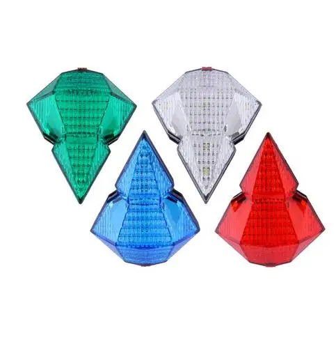 Задний перезаряжаемый фонарь для велосипеда 8 светодиодов 3 режима Алмазная