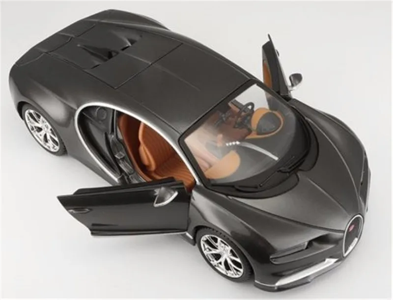 Игрушки для мальчиков и девочек 1:24 Масштаб Bugatti Veyron литья под давлением модель родстер оттягивающий автомобиль с коробкой Детская Коллекция игрушек для подарка