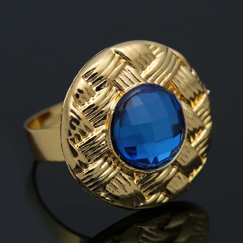 Женский комплект ювелирных украшений ZuoDi роскошный золотистого цвета с