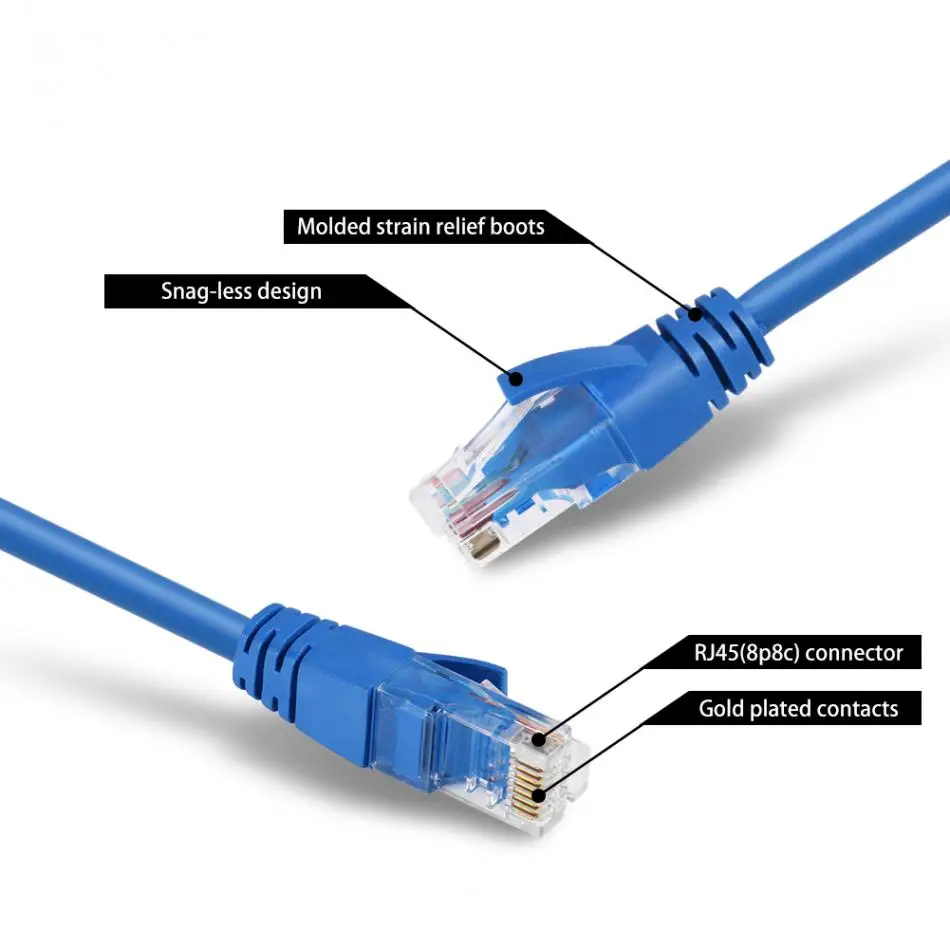 Универсальный CAT 6 Ethernet сетевой LAN соединительный кабель шнур 250 МГц RJ45 2 м/3 м/5 м/15
