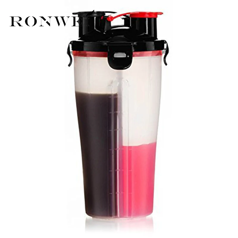 2018 новый протеиновый порошок коктейль таблетки бутылки двойной фитнес миксер