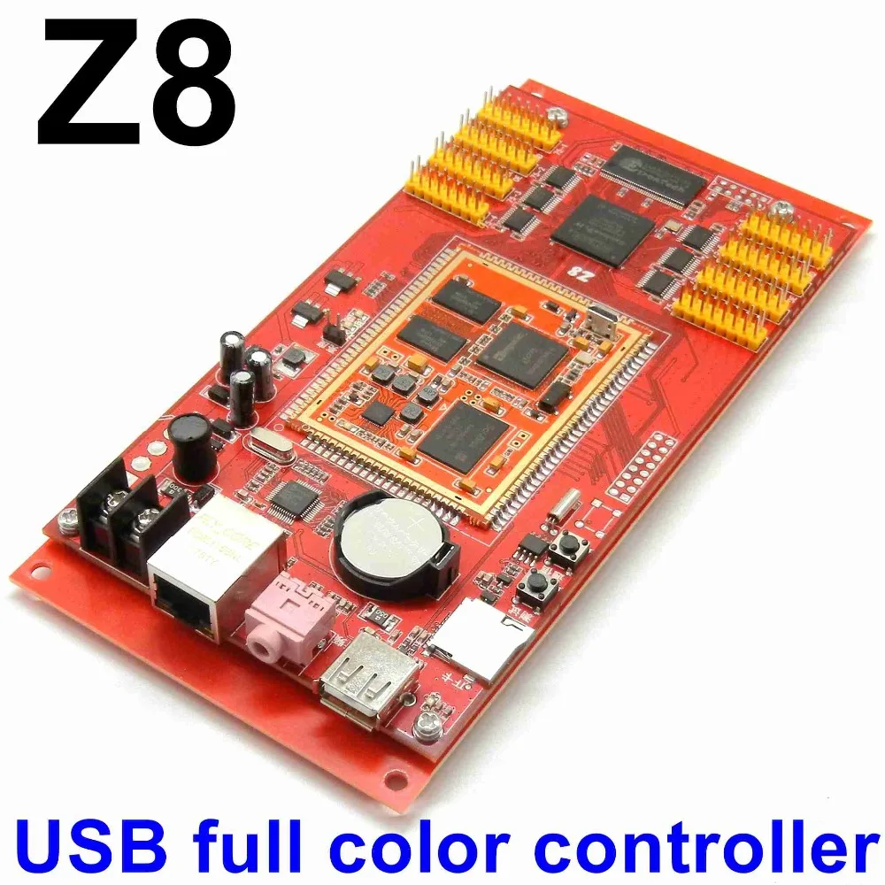 USB-карта управления Kaler Z8 1024*128 пикселей 8 портов hub75B | Лампы и освещение