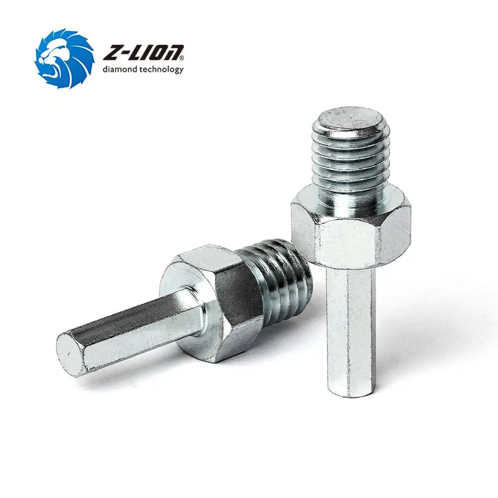 

Z-LION 5/8-11 M14 Male Thread To 3/8 Inch Adapter Hexagon Shank For Drill Core Bits Converter High Quality Steel Adapter