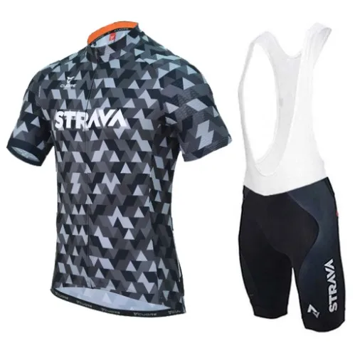 STRAVA Велоспорт Джерси для мужчин's стильная, с короткими рукавами Спортивная одежда для велоспорта открытый mtb ropa ciclismo велосипед - Цвет: 4