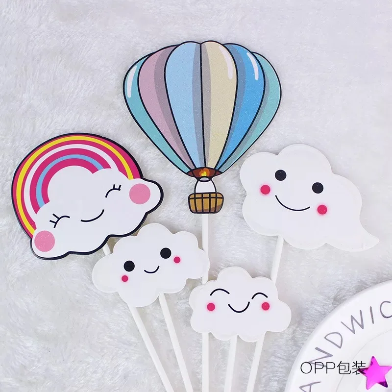 Бежевый 1 компл./лот Baby Shower вечерние украшения для мальчиков и девочек Дети сувениры с днем рождения Бэтмен для капкейка-с Микки Маусом и Минни Маус комплект Мышь торт Топпер - Цвет: Бежевый