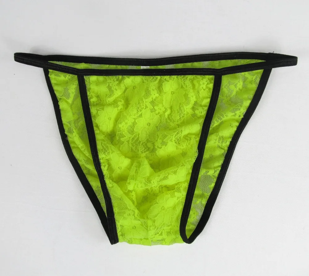 Мужские кружевные стринги бикини прозрачные сексуальные трусики трусы|sexy