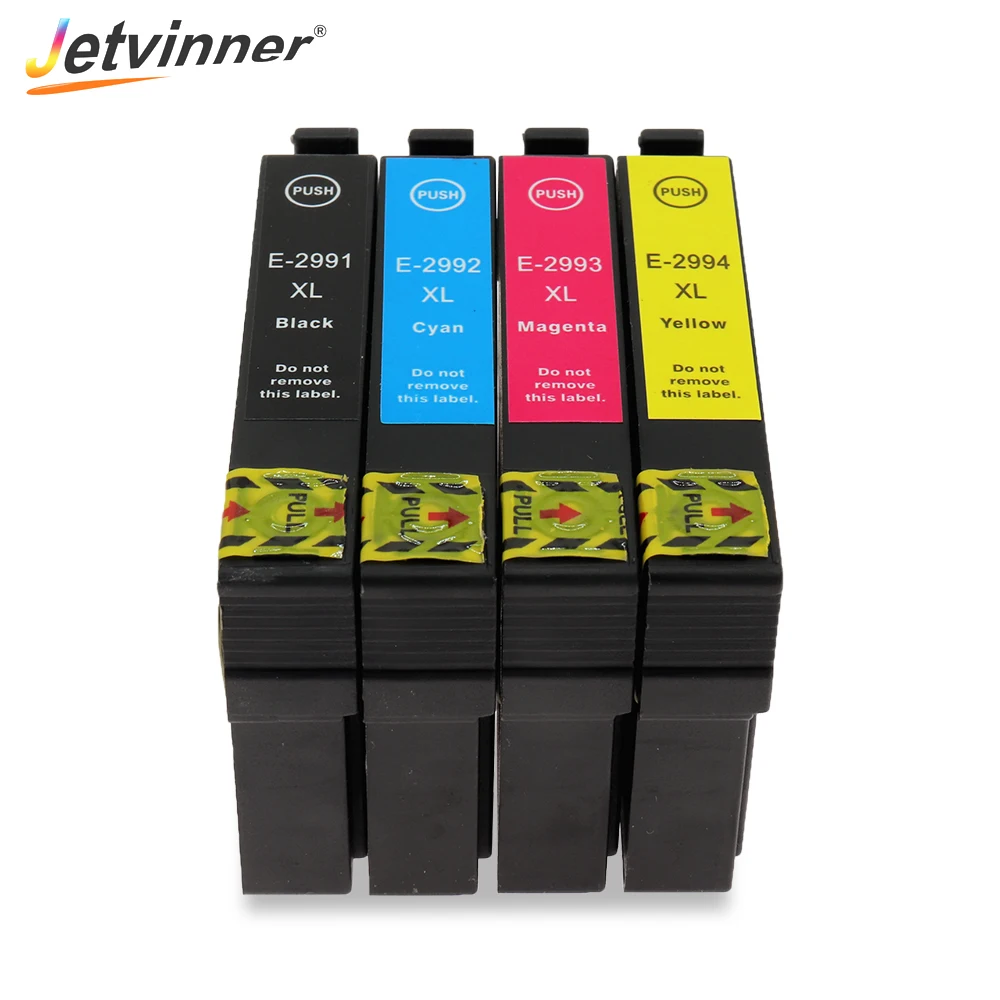 Jetvinner T2991 29 29xl чернильный совместимый картридж с чернилами однократными чипами
