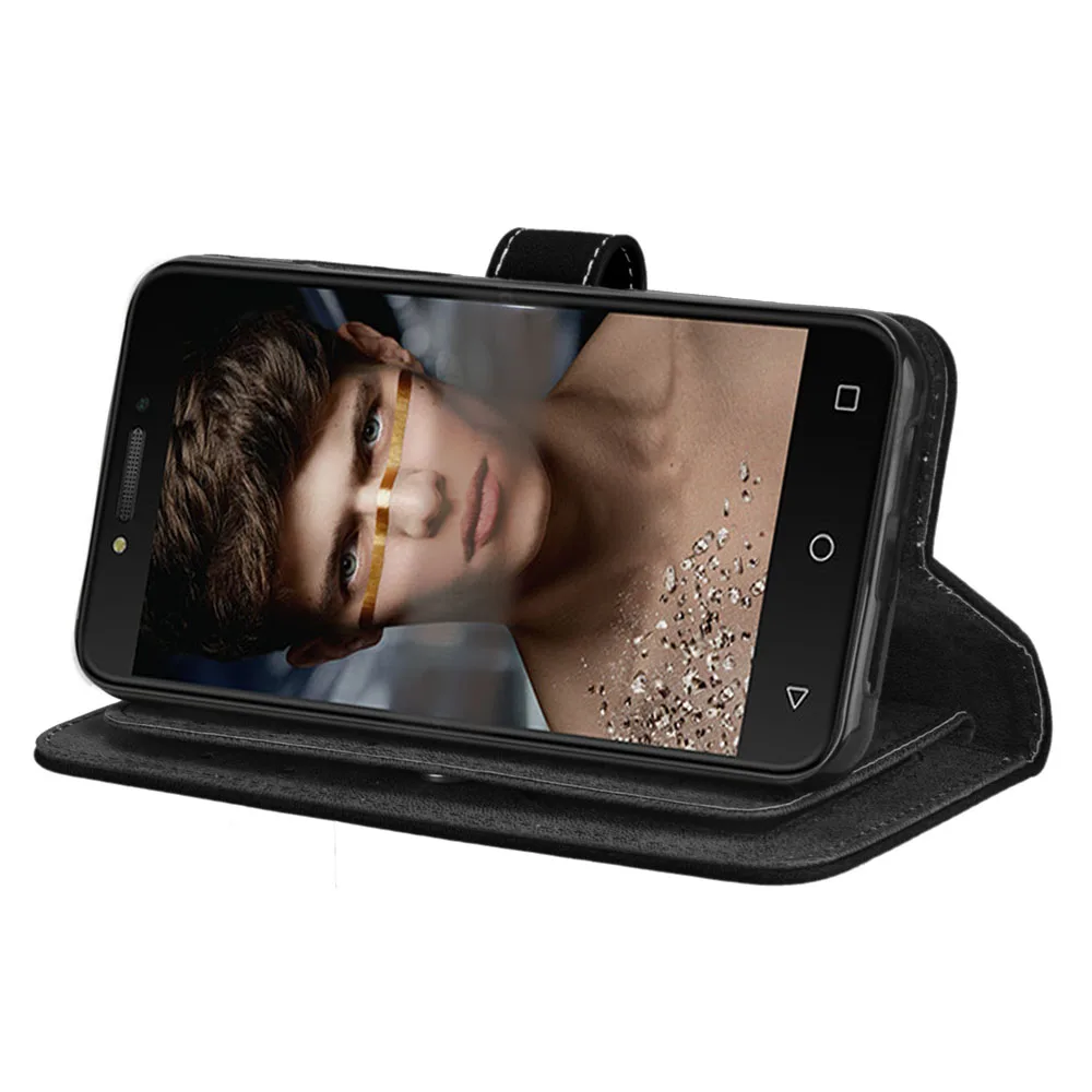 Чехол-книжка для телефона с 9 отделениями карт Alcatel Shine Lite 5 0 OT5080 чехол-кошелек