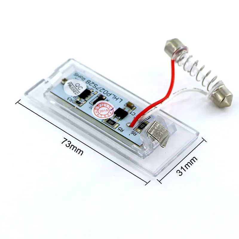 Apmatauto 2 шт. белые светодиодные с CANbus номерной знак светильник лампа 18 SMD 3528 для BMW E53