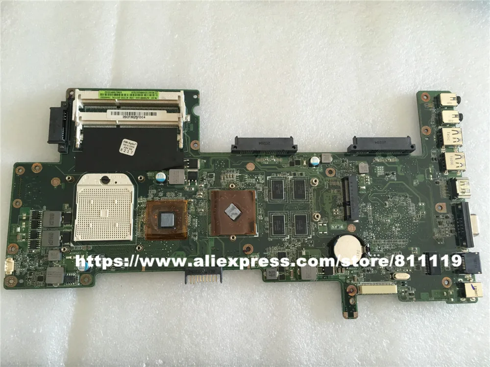 Оригинал для asus K72DR X72D X72DY A72D HD5470 материнская плата rev2.1 216 0774007 usb2.0 RX881M|motherboard