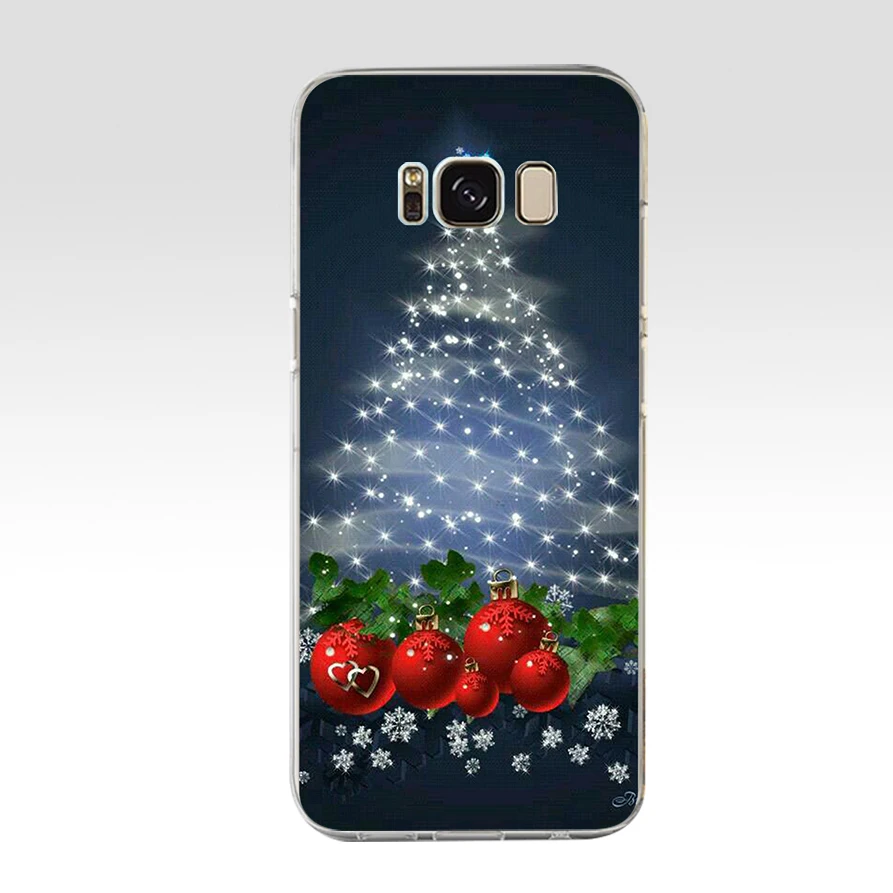 18 145 Z счастливый Рождественский из ТПУ Мягкий силиконовый чехол для samsung Galaxy s6 s7 edge S9 S8 S10 Plus чехол для телефона Capa Capinha - Цвет: 18