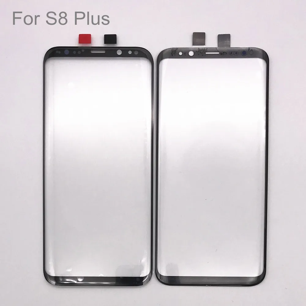 1 шт., Сменный стеклянный экран AYJ для samsung Galaxy S8 S9 Plus, ЖК-дисплей, сенсорная передняя внешняя наклейка на рассеиватель, инструменты для ремонта