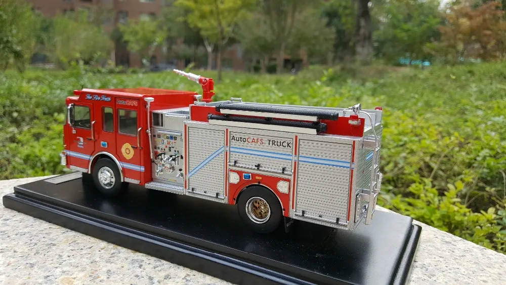 Коллекционная модель из сплава, игрушка в подарок, 1:43 Масштаб,, Дейли, город, пожарная машина, авто, CAFS, грузовик, автомобили, литая под давлением, модель украшения