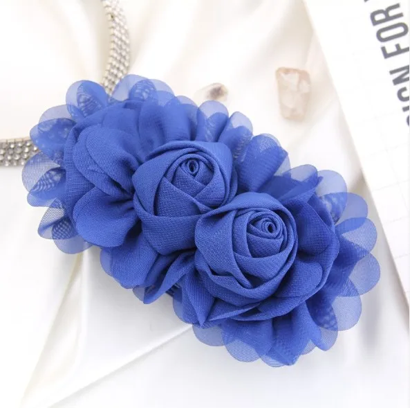 blue Новинка 20109 г.; модная детская одежда с эластичным поясом для девочек; юбка с двумя розами; эластичная шифоновая юбка принцессы с широким поясом - Цвет: blue
