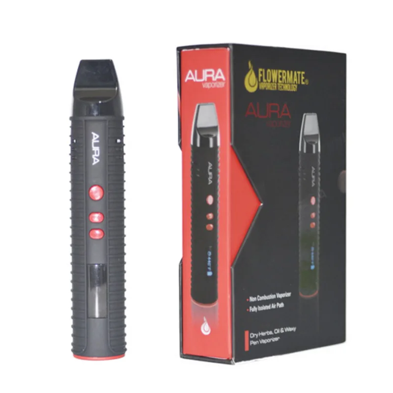 Flowermate AURA сухой травяной испаритель восковой жидкости 3 в 1 электронная сигарета